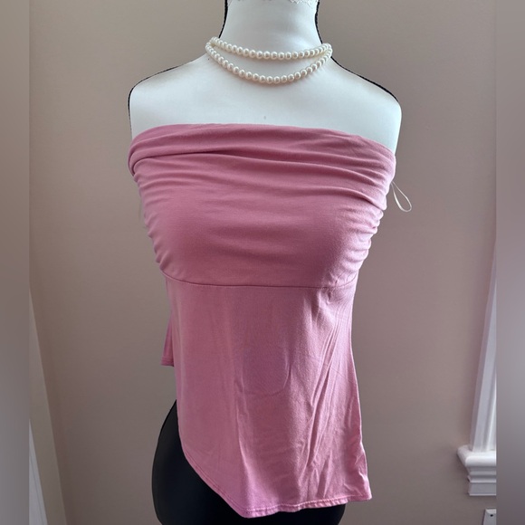 See You Monday Tops - SEE YOU MONDAY NWT. Strapless Asymmetrical Top